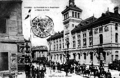 Réception du Président de la République à la Mairie de Valence
